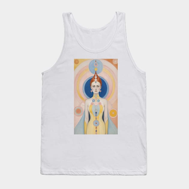 Hilma's Colorful Woman: Abstract Expression of Femininity" Tank Top by FridaBubble